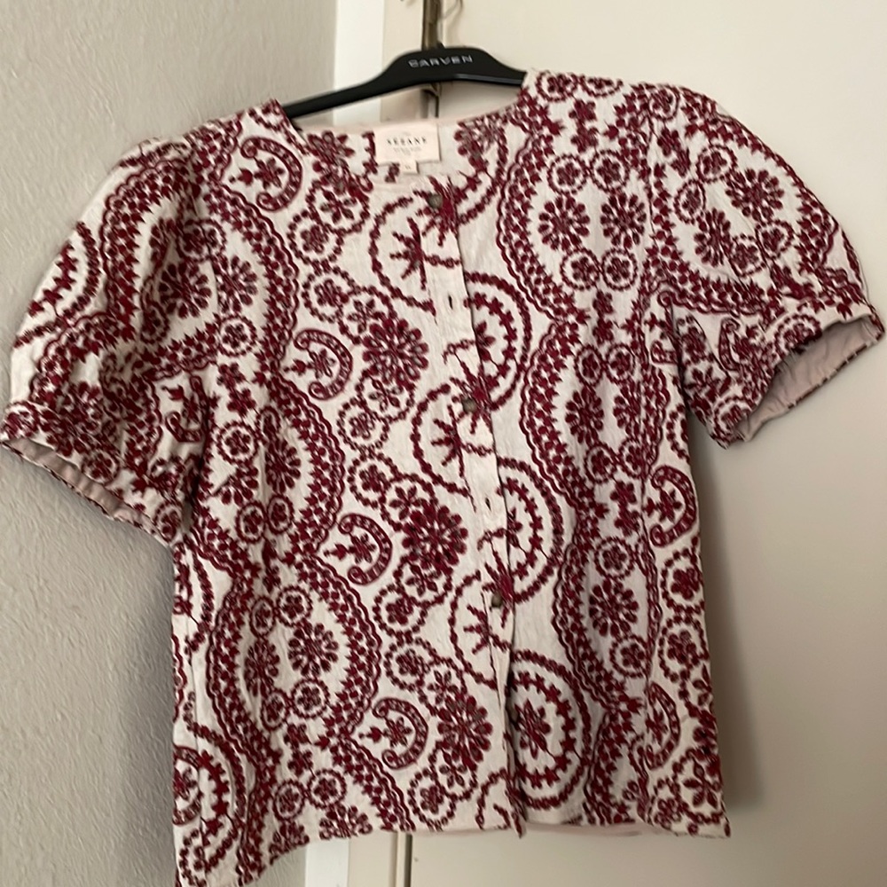 Gently worn size 10 US/42 FR Sézane blouse.